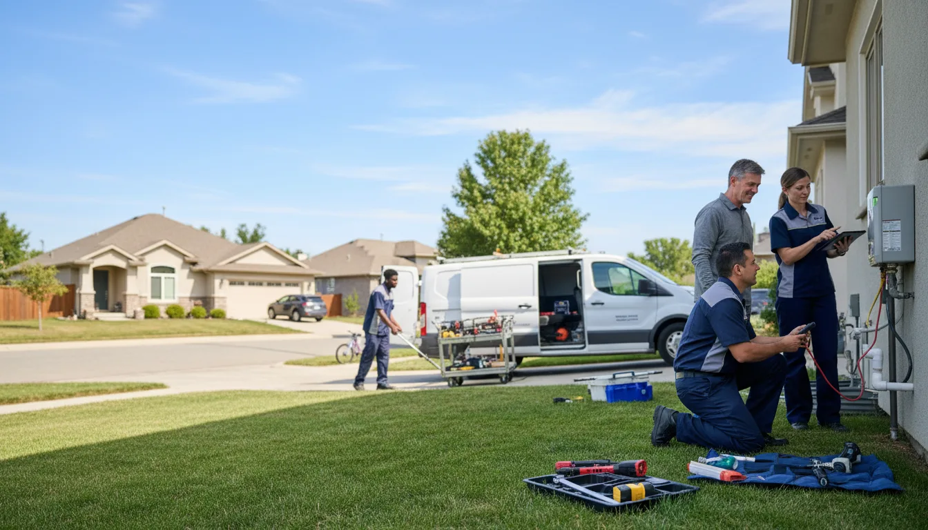 Tankless water heater service in Tea, SD